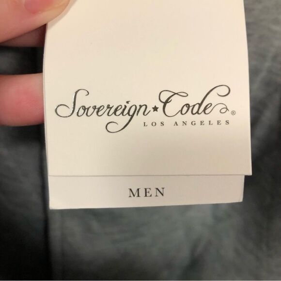 Sovereign Code NWT Men's Heather Grey Button Down Jacket XL - Picture 6 of 9